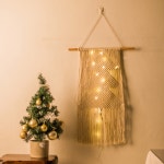 POOM | 마크라메 네츄럴 행잉 트리플 트리 마크라메 네츄럴 행잉 트리플 트리