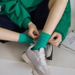 POOM | 1277벽돌패턴면양말 1277벽돌패턴면양말