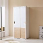 POOM | H4251 슬라이드 투톤 이불장 800 1color H4251 슬라이드 투톤 이불장 800 1color