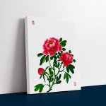 POOM | [K-Miracle] 모란꽃 인테리어 그림 액자 부귀 2 [K-Miracle] 모란꽃 인테리어 그림 액자 부귀 2