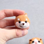 POOM | 양모 DIY 니들펠트 강아지 마그넷 만들기 시바견 자석 양모 DIY 니들펠트 강아지 마그넷 만들기 시바견 자석