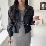 베일러 스트링 크롭 레더 트러커 라이더 자켓 3COL_라프랑 베일러 스트링 크롭 레더 트러커 라이더 자켓 3COL_라프랑 | 39,310원 | 브랜디