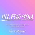 All For You (Piano Karaoke Instrumentals) - 벅스 All For You (Piano Karaoke Instrumentals) / Sing2Piano