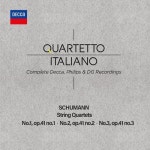 Schumann: String Quartets Nos. 1-3 - 벅스 Schumann: String Quartets Nos. 1-3 / Quartetto Italiano(이탈리아 현악 4중주단)