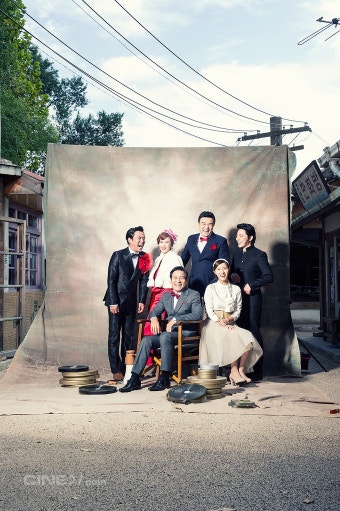<굿다운로더> 캠페인 촬영현장에서 안성기, 류승룡, 최강희, 신세경, 조정석 B컷