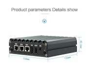 Fanless Industrial Mini PC J1900 Processor 4* I211 LAN WIFI /3G... Buy China mini pc, thin client, industrial pc - EC21