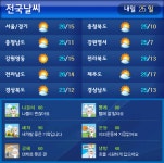 [내일날씨]휴일 나들이 좋아요.. 아침엔 안개주의