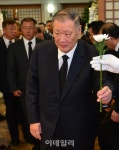 [포토]YS 빈소 찾은 정몽구 현대자동차그룹 회장