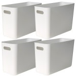 가규 모던 라운드 리빙박스 슬림 L [4개] - 에누리 가격비교