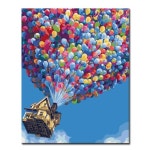 캔버스페인팅 풍경 DIY 명화그리기 L77_하늘을 나는 집DIY 명화그리기 - 에누리 가격비교