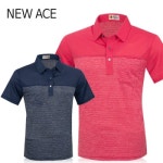 뉴에이스 NEW ACE 여름 카라 면 반팔티셔츠 Model No_N2-0Q035 - 에누리 가격비교