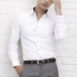 포맨 댄디 옥스포드 슬림 와이셔츠 화이트 95 - 에누리 가격비교