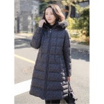 조이마담 J2684 플라워 퍼 구스다운 패딩코트 엄마옷 S7713269 - 에누리 가격비교