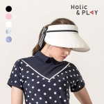홀릭앤플레이 여성 와이드 셔링 골프 썬캡 (HB2UAC001) - 에누리 가격비교