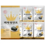 광천다솔김 백제 왕관표 재래김 3.5g [32개] - 에누리 가격비교