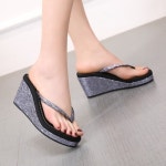 라오농 MELNA 새롭게 선보 이 는 여름 용 다이 아 조리 힐 에 도 톰 한 보 디 토 샌들 로 8cm 미 끄 러 짐 방.. - 에누리 가격비교