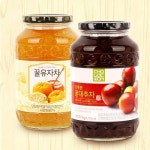 초록원 자연을마시다 꿀유자차1kg+꿀대추차1kg - 에누리 가격비교