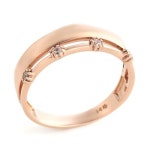 비앤비골드 14K 뫼비우스 언발 블루큐빅 반지 SRS3574 : 에누리 가격비교