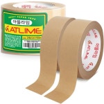 아뜰라임 크라프트 찢어쓰는 종이 포장 박스 테이프 24mm 50m 2개 - 에누리 가격비교