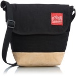 맨하탄포티지 Suede Fabric Casual Messenger XS 숄더백 MP1603SD12 Black - 에누리 가격비교