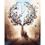 아트조이 DIY 명화그리기 물감2배 꿈에서 본 꽃사슴 40X50cm - 에누리 가격비교