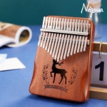 나푸아 NK7K 꽃사슴 베벨컷 칼림바 코아 우드 17음계 - 에누리 가격비교