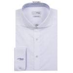 ST듀퐁 셔츠 남성 슬림핏 빅와이드 카라 긴팔 남방 와이셔츠 SE3SM22LS934SWH - 에누리 가격비교