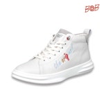 BOB 비오비 디테일 자수 로고 미드 남성 스니커즈 BOWC1014M_WHITE - 에누리 가격비교