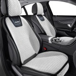 지엠지모터스 쿠울한 매쉬 차량용 통풍 시트커버 운전석 + 조수석 세트 화이트 실버 1세트 - 에누리 가격비교