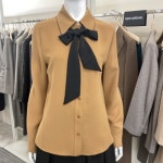 케이엘 KL 카라 타이 아이보리 블라우스 bl22mlo200 77 - 에누리 가격비교