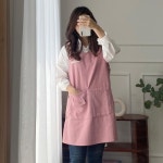 한스갤러리 어린이집 앞치마 유치원 선생님 보육 교사 카페 원피스 앞치마 - 에누리 가격비교