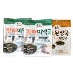 풀무원 생가득 황태미역국 5인분 40g 2p + 미소된장국 5인분 40g 1세트 - 에누리 가격비교