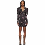 가니 여성 블랙 플로럴 드레스 미니 231144F052004 - 에누리 가격비교