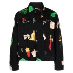 스카이 HIGH FARM WORKWEAR 프린트 데님 자켓 SHF04J005BLACK... 가격비교  스카이 HIGH FARM WORKWEAR 프린트 데님 자켓... 