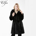 진도 여성 엘페 휘메일 풀스킨 밍크 후드 롱 코트 EC02 블랙 - 에누리 가격비교