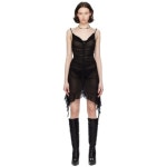 미스비헤이브 MISBHV 블랙 쉬폰 미니 드레스 241937F052014 - 에누리 가격비교