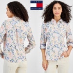 타미힐피거 17983710 여자 씨가든 코튼 롤탭 슬리브 셔츠 - 에누리 가격비교