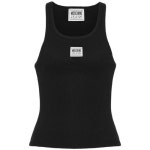 모스키노 로고 아플리케 골지 탱크 탑 J08078236 T - 에누리 가격비교