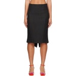 모스키노 그레이 핀스트라이프 미디 스커트 108 5544 J1490 F Grey - 에누리 가격비교