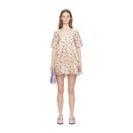 가니 베이지 오픈 백 미니 드레스 F9176 795 Tofu - 에누리 가격비교