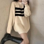 오노마 ONM 정장 빅사이즈라운드넥 스웨터 코디 롱니트 티 14927867 - 에누리 가격비교