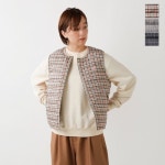 단톤 여성 체크 조끼 베스트 이너다운 크루넥 dt-a0002nnp - 에누리 가격비교