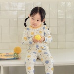 디어베이비 유아용 아가방 에디션 디어 스마일 쫀쫀 실내복 상하의 세트 57R057601 100 O/WHITE - 에누리 가격비교