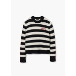 바이미쓰림bymisslim | 마크제이콥스 스트라이프 브러시 로고 스웨터Striped Brushed Logo Sweater_Black/White_MJWAW240 - 에누리 가격비교