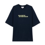 메종키츠네 남성 고 패스터 로고 반팔 티셔츠 NAVY MM00114KJ011 - 에누리 가격비교