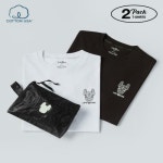 라이프워크 2PACK 오버핏 반팔 티셔츠 LW255TS901 - 에누리 가격비교