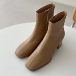 쿠키세븐 SH0390 라운드 가죽 앵클부츠 - 에누리 가격비교