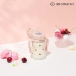 그로미미 원터치 스테인리스 빨대컵 체리쉬 200ml [1개] - 에누리 가격비교