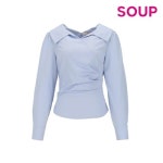 숲(SOUP) 여성 턱 디테일 블라우스 SA8LSM1 - 에누리 가격비교