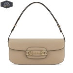 구찌 X45 6022041AAV5 9511 Beige leather medium Horsebit 1955 shoulder bag - 에누리 가격비교